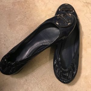 Tory Burch Navy Flats
